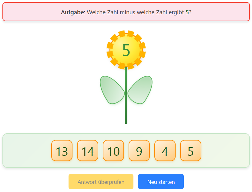 Blütenpuzzle