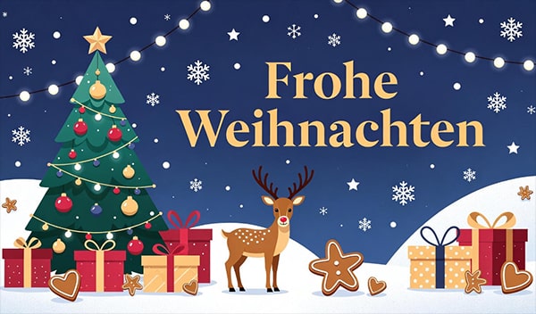 Frohe Weihnachten!